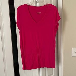 Merona pink Sz L womens short sleeve T-shirt like new